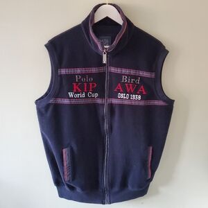 Polo & Bird XL Vintage Old Money Yachting World Cup Kipawa Oslo 1938 Sport Vest